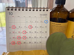 10月のお休み予定です土曜日日曜日のお休みがありますので注意ください。
